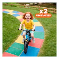 Pack2 Bici Entrenamiento Celeste para Iniciar en el Mundo del Movimiento Y+Papel Regalo