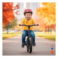Andador de Equilibrio Negro para Desplazamientos Cortos con Seguridad Y+Regalo Sticker