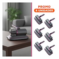 Pack6 Sistema Portatil para Acaros en Plomo y Fucsia para Colchones