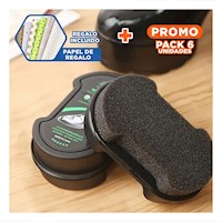 Pack6 Abrillanta Facil Negro 6,5x10,5cm Brillo Rapido y Proteccion Completa Y+Papel Regalo