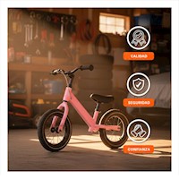 Balance Infantil Rosado sin Pedal para Fortalecer Seguridad al Desplazarse Y+Papel Regalo