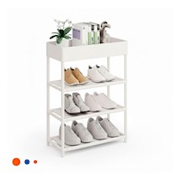 Modulo 4 Niveles con Estante para Guardar Calzado de Uso Diario en Casa Y+Papel Regalo