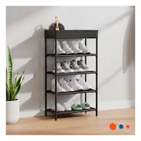 Rack 5 Niveles con Estante para Organizar Zapatos en Espacios del Hogar