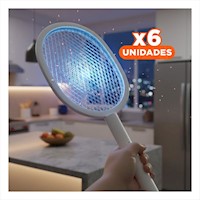 Pack6 Herramienta Domestica Mosquitera con Base para Control de Insectos Y+Regalo Sticker