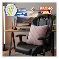 Pack4 Funda para Almohada de Terciopelo y Diagonales en Color Rosado Claro Y+Papel Regalo