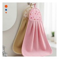 Pack 2 Piezas Rosado y Amarillo Panos Colgador Practico 28x38cm