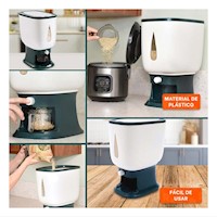 Deposito de Granos con Sistema Dispensador para Cocina Familiar