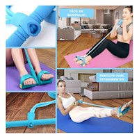 Banda Tensor de Pedal Celeste Claro Comoda y Flexible para Ejercicio