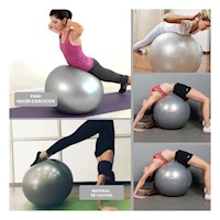Bola de Ejercicio 75cm Plomo Duradera para Core