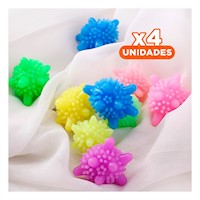 Pack4 Herramienta Deserredante de Ropa Multicolor para Cuidado Diario Telas