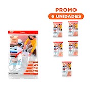 Pack6 Envoltorio Organizador Hogar 50 x 60 cm Color Anaranjado para Orden