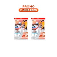 Pack2 Funda para Ahorra Espacio al Vacio 60cmx80cm Color Anaranjado