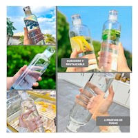 Recipiente hermetico 500 ml Transparente para Evitar Derrames