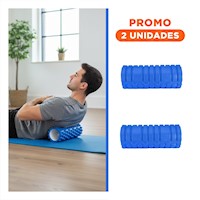 Pack2 Rollo Deportivo 29x9 en Azul Durable para Estiramiento y Actividad Fisica