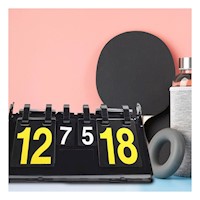 Tablero de Puntuacion Plegable con Numeros Grandes y Claros Y+Papel Regalo