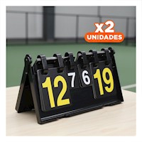 Pack2 Marcador de Puntuacion Portatil para Torneos Escolares Y+Regalo Sticker