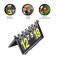 Panel de Puntuacion Portatil para Futbol Voley y Basquet Y+Ligas Regalo