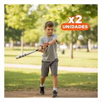 Pack2 Combo de Beisbol Basico con Bate Guante y Pelota para Principiantes Y+Papel Regalo