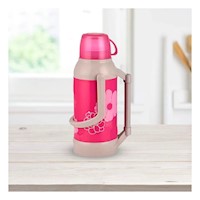 Recipiente Rosado 3200ml Flores mantiene Bebidas por Horas Y+Post It