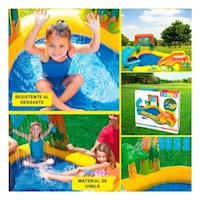 Rincon Infantil Intex 57444NP 249x191x109 CM Dinosaurio para Diversion Y+Post It