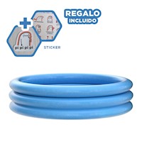 Estanque Azul Cristal 147 x 33 cm para Diversion Familiar en Verano en Hogar Y+Regalo Sticker