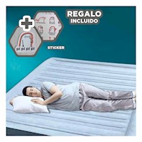 Cama Portatil COD 67768NP Inflable y Comoda para Dormir Y+Regalo Sticker