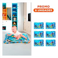 Pack6 Piscina Inflable Azul para Niños y Comodidad Acuatica con Diversion
