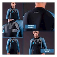 Camiseta Flexible de Nailon para Hombre con Estilo Urbano y Confort Y+Post It