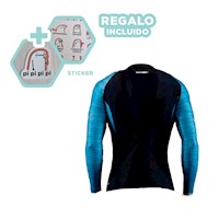 Playera Elastizada de Nailon para Hombre con Ajuste Comodo y Uso Diario Y+Regalo Sticker