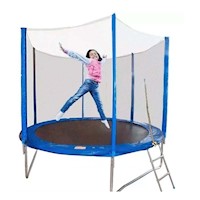 Trampolin Infantil 182x223CM de Material Duradero con Resortes de Calidad Y+Papel Regalo