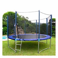 Trampolin Infantil 244X220CM de Base Estable para Saltos muy Seguros Y+Ligas Regalo
