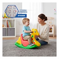 Mecedora de Peluche 80cmx30cmx53cm con Forma de Animal para Niños con Estilo Y+Regalo Sticker