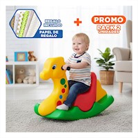 Pack2 Mecedora de Peluche de Marca Reconocida para la Tranquilidad de los Padres Y+Papel Regalo