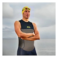 Equipo de Neopreno Hombre Manga Cero Azul Talla M Comodo y Resistente Y+Ligas Regalo