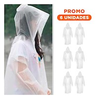 Pack6 Capa Protectora Contra el Agua para Movilidad Diaria Bajo la Lluvia