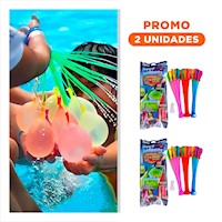 Pack2 Globos de Agua con Llenado Rapido para Juegos Familiares en Casa