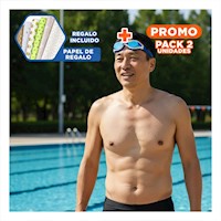 Pack2 Gafas Infantiles Celeste y Blanco para Natacion Y+Papel Regalo