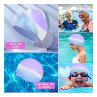 Cofia Natacion Unisex resistente para Sesiones en Piscina Y+Post It