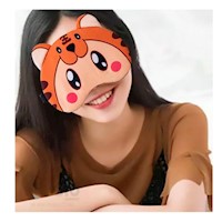 Pack6 Venda Ocular Con Gel Naranja para Descanso Diario