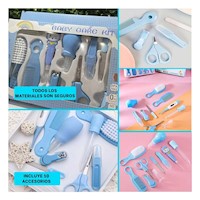 Juego de Higiene para Bebe 10 Piezas Azul para Uso Diario Y+Post It