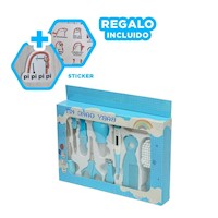 Maletin Practico para Bebe 10 Piezas Azul para Cuidado Y+Regalo Sticker