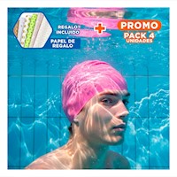 Pack4 Gorro Infantil para Entrenamiento con Ajuste Seguro Y+Papel Regalo