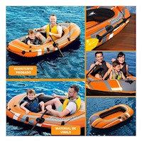 Barca Recreativa Inflable Kondor 2000 para Juegos en el Agua Y+Post It