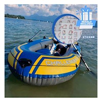 Embarcacion Recreativa Inflable Challenger 3 con Remos e Inflador Y+Regalo Sticker