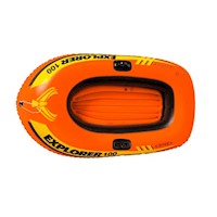 Balsa Recreativa Inflable Explorer 100 para Paseos Tranquilos en Piscina Y+Papel Regalo