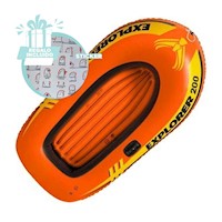 Embarcacion Recreativa Inflable Explorer 200 para Diversion Familiar Y+Regalo Sticker