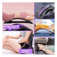 Cojin Portatil Lumbar Morado con Masaje Electrico Y+Post It