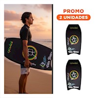 Pack2 Plancha Acuatica 42 Pulgadas Negro para Olas con Estructura Resistente