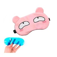 Venda Reutilizable con Gel para Relajacion y Descanso Rosado