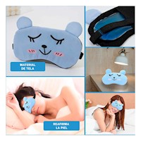 Mascara Ajustable con Gel para Ojos y Relajacion Celeste Y+Post It